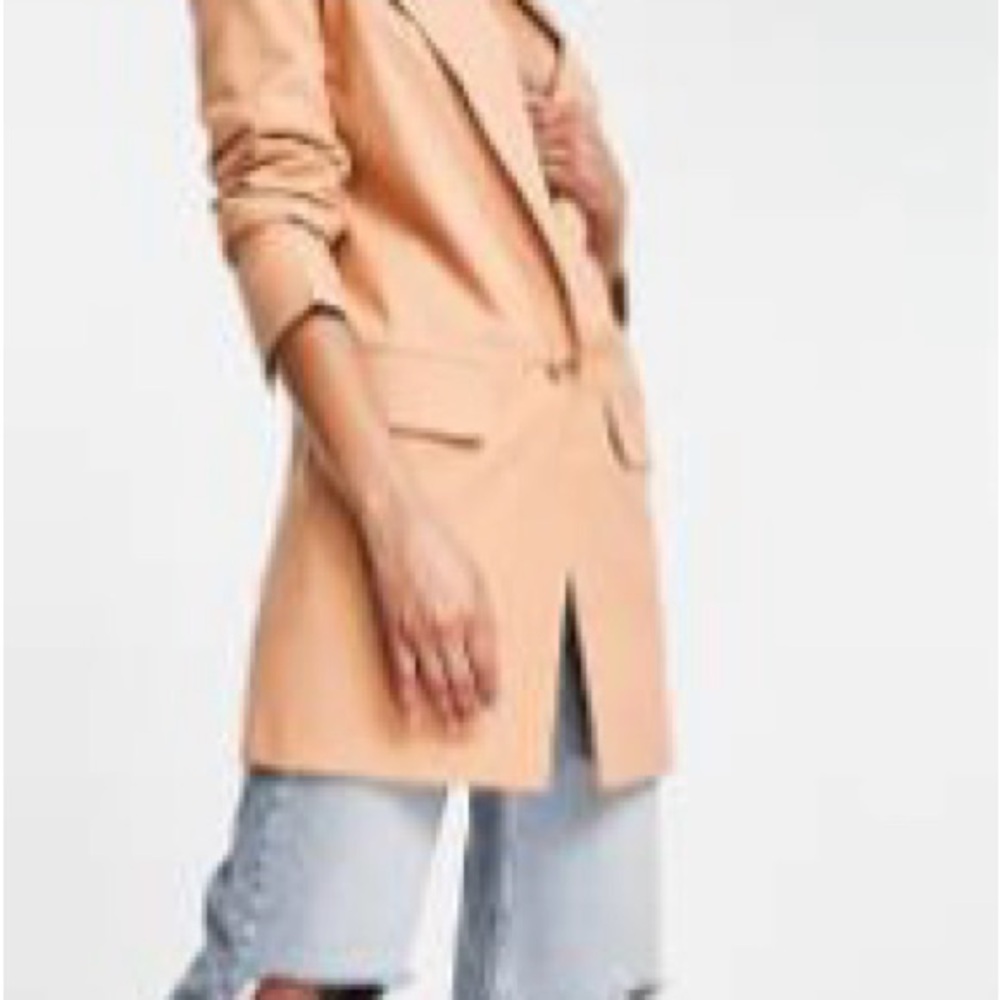 ASOS Peach Longline Blazer